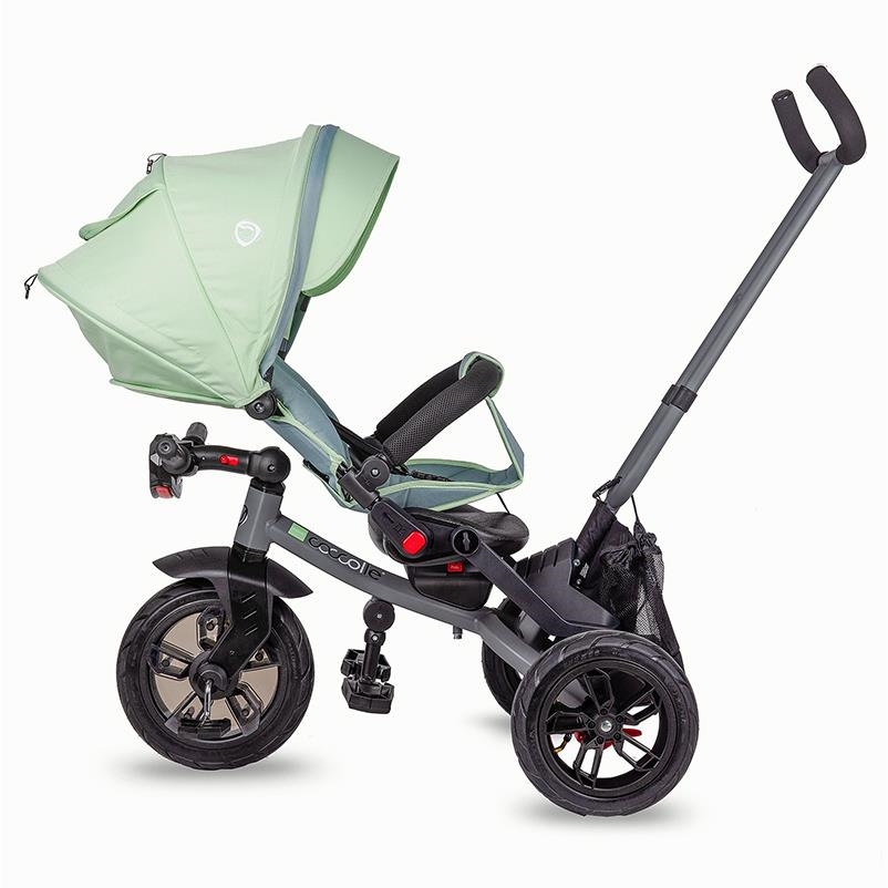 Dětská tříkolka s vodící tyčí Coccolle Pianti True Blue - Obrázek 6