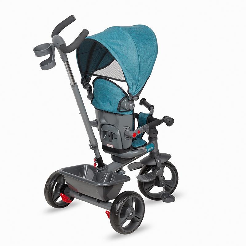 Dětská tříkolka s vodící tyčí Coccolle Primo Lunar Rock - Obrázek 6