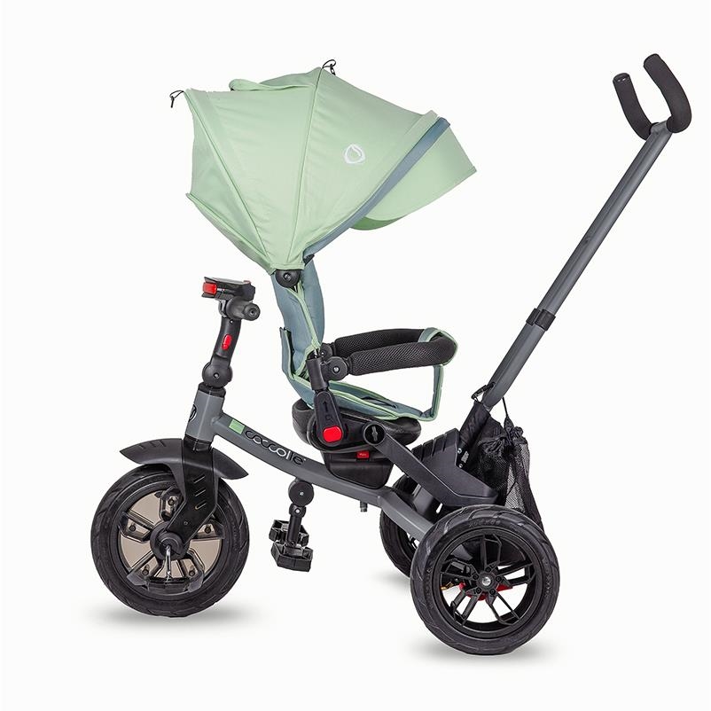 Dětská tříkolka s vodící tyčí Coccolle Pianti True Blue - Obrázek 7