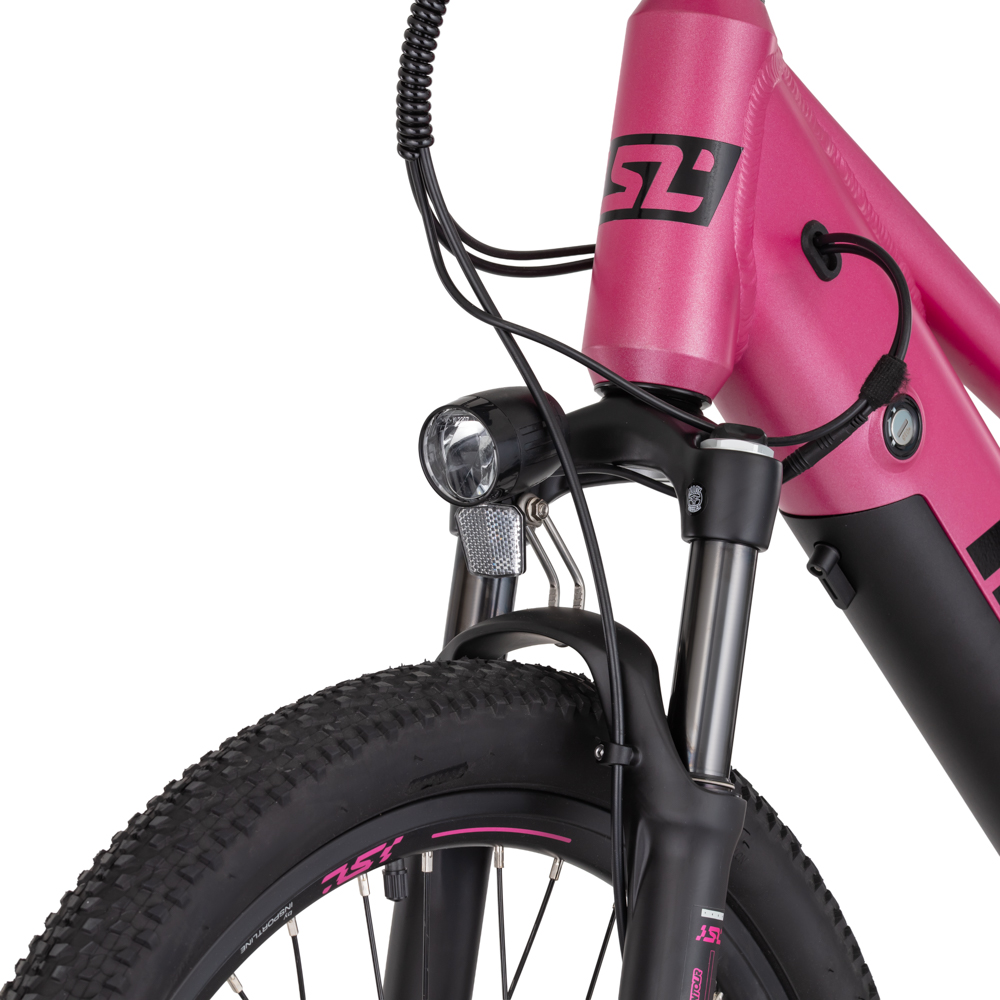 Juniorské elektrokolo inSPORTline ISL Savager 360 Wh 24" - model 2026 13" (135-153 cm) Blush Pink (obrázek 11)