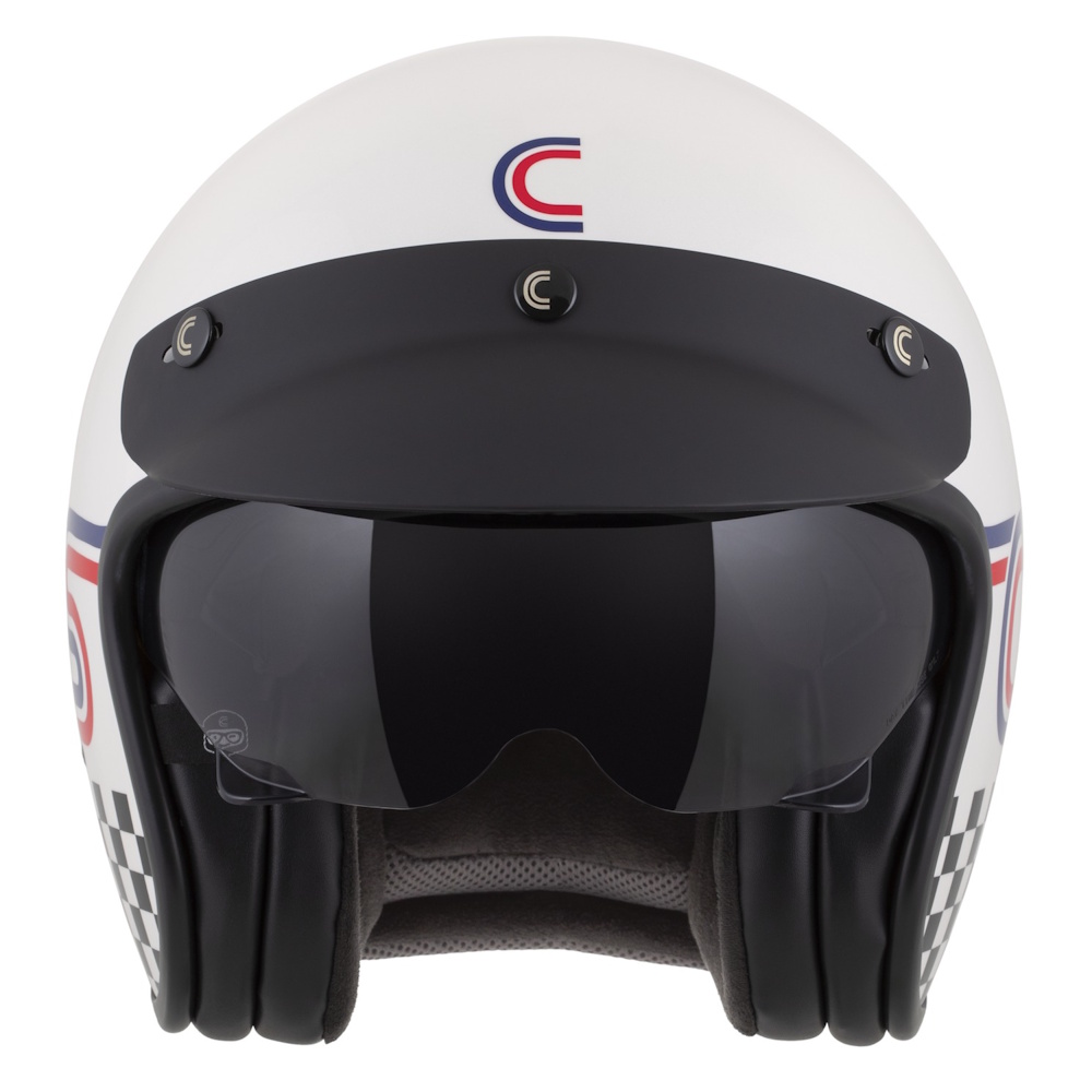 Moto přilba Cassida Oxygen Rondo 2.0 bílá perleť/červená/modrá/černá 2XL (63-64) - Obrázek 7