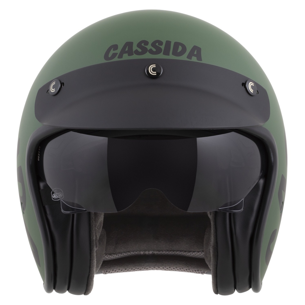 Moto přilba Cassida Oxygen Gear 2.0 zelená matná/černá S (55-56) (obrázek 7)