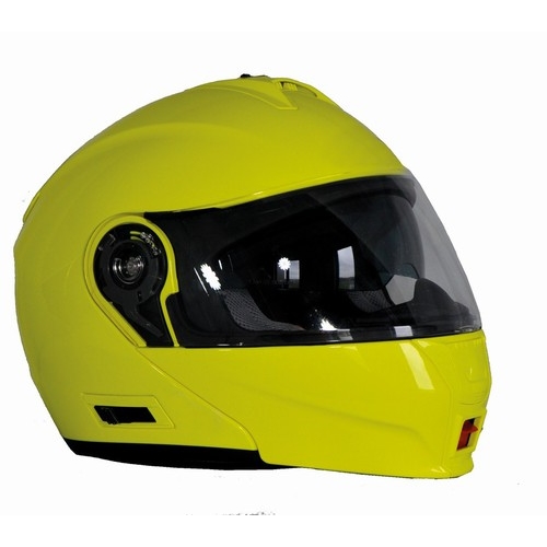 Přilba na motorku Ozone FP-01 fluo yellow - S (55-56)