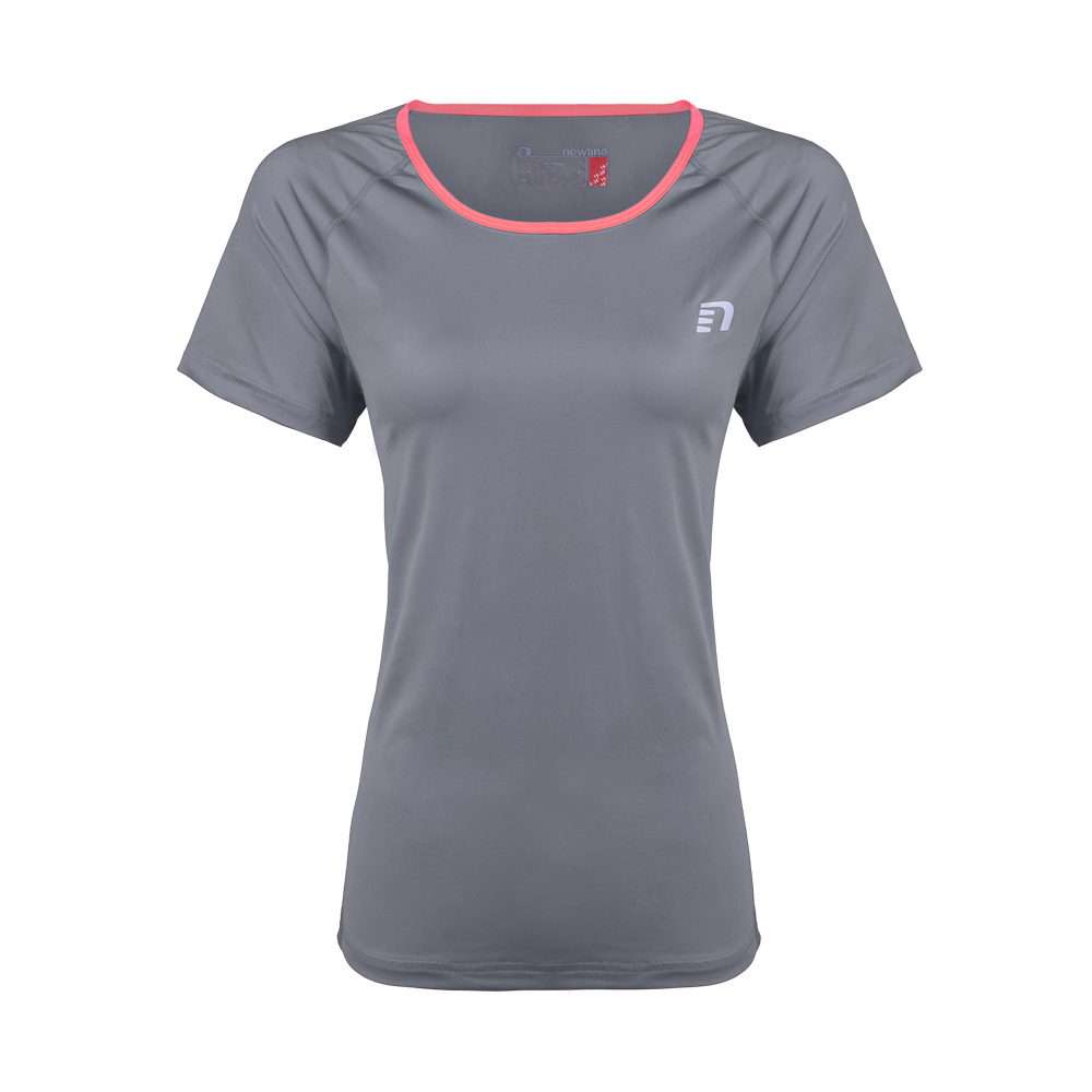 Levně Dámské běžecké tričko Newline Imotion Tee - kratký rukáv XS šedá