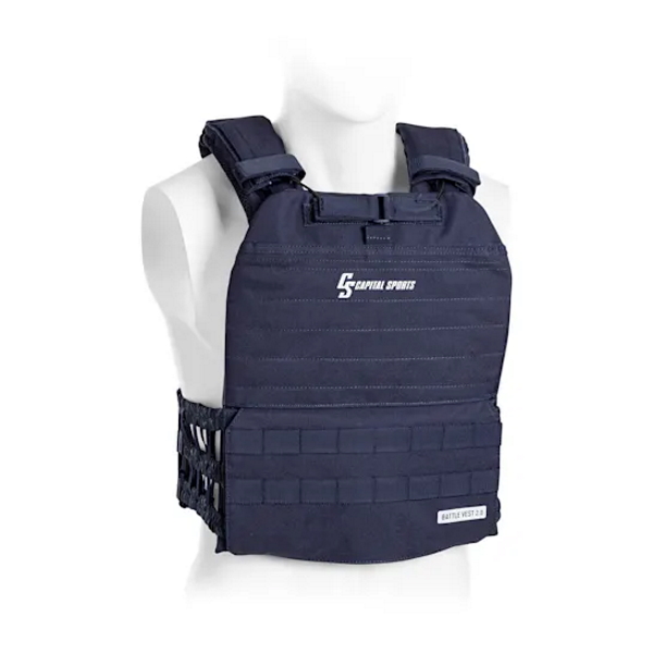 Zátěžová vesta Capital Sports Battlevest 2.0 2 x 4 kg - modrá