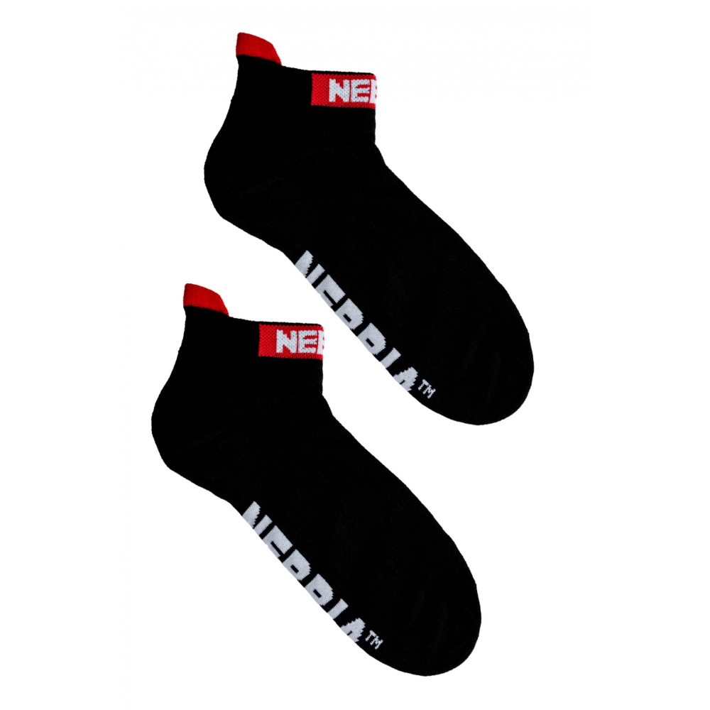 Kotníkové ponožky Nebbia "SMASH IT" 102 Black - 39-42