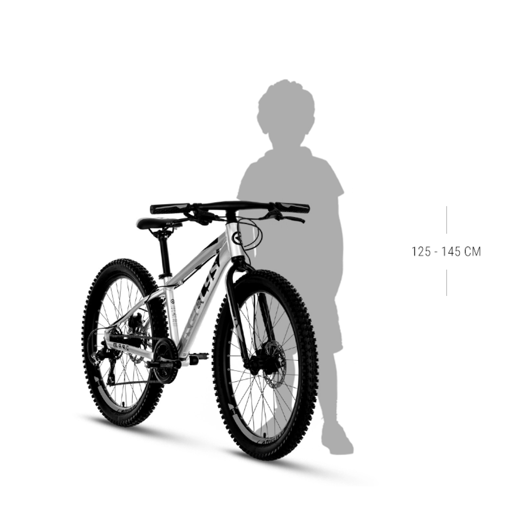 Juniorské kolo KELLYS MARC 70 24" 10.0 12,5" (125-145 cm) Silver (obrázek 3)