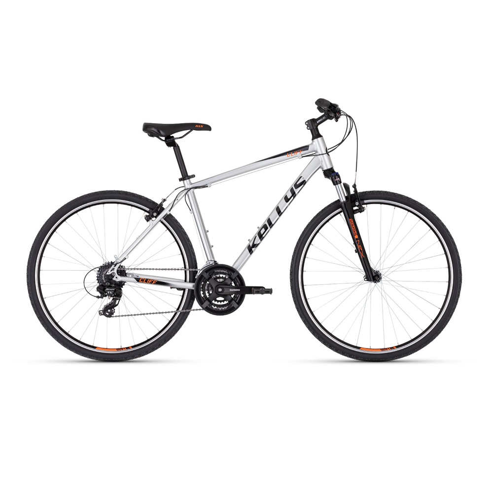Pánské crossové kolo KELLYS Cliff 30 28" - model 2025  chrome grey  M (19", 165-180 cm)