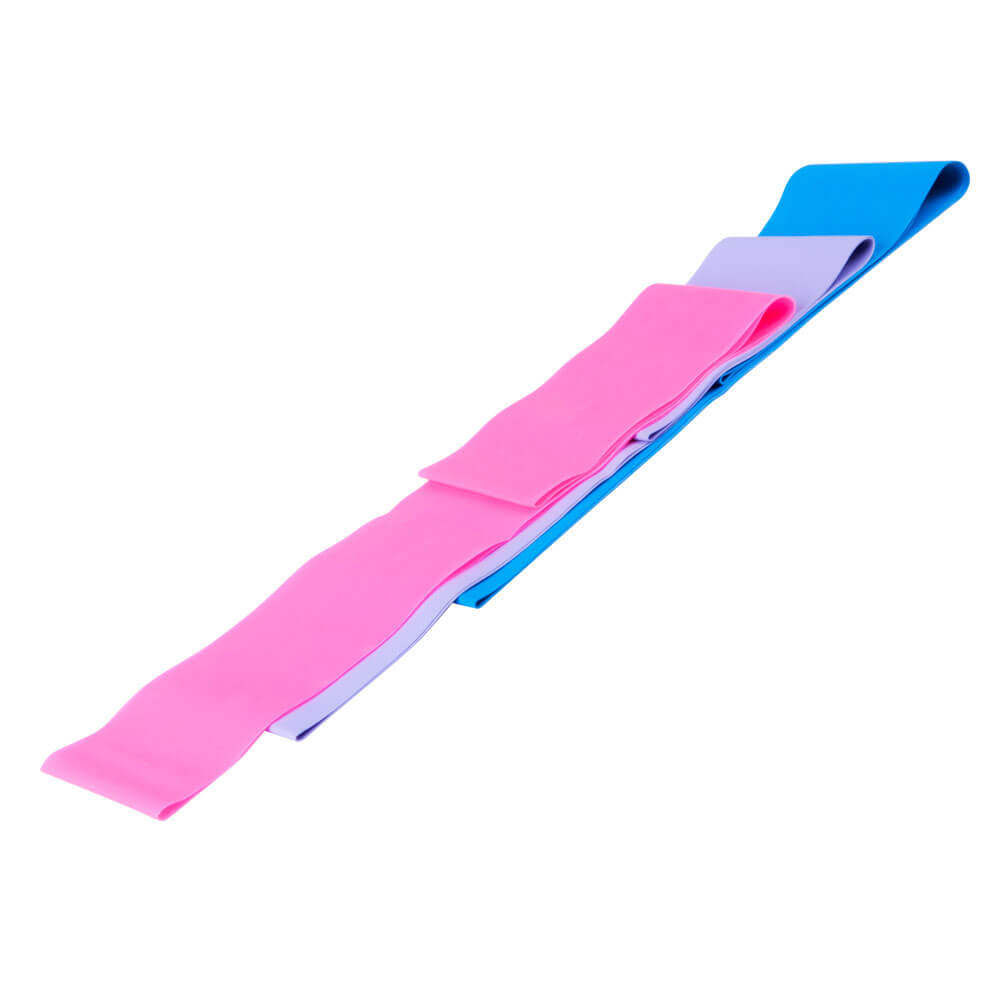 Posilovací guma inSPORTline Hangy Light 90x7,5 cm / 3,4 kg růžová (obrázek 3)