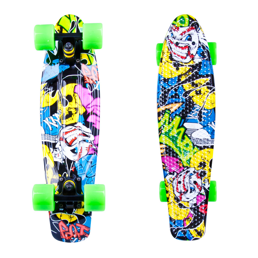 Levně Penny board WORKER Colory 22" Angry Green (žluto-zelená)