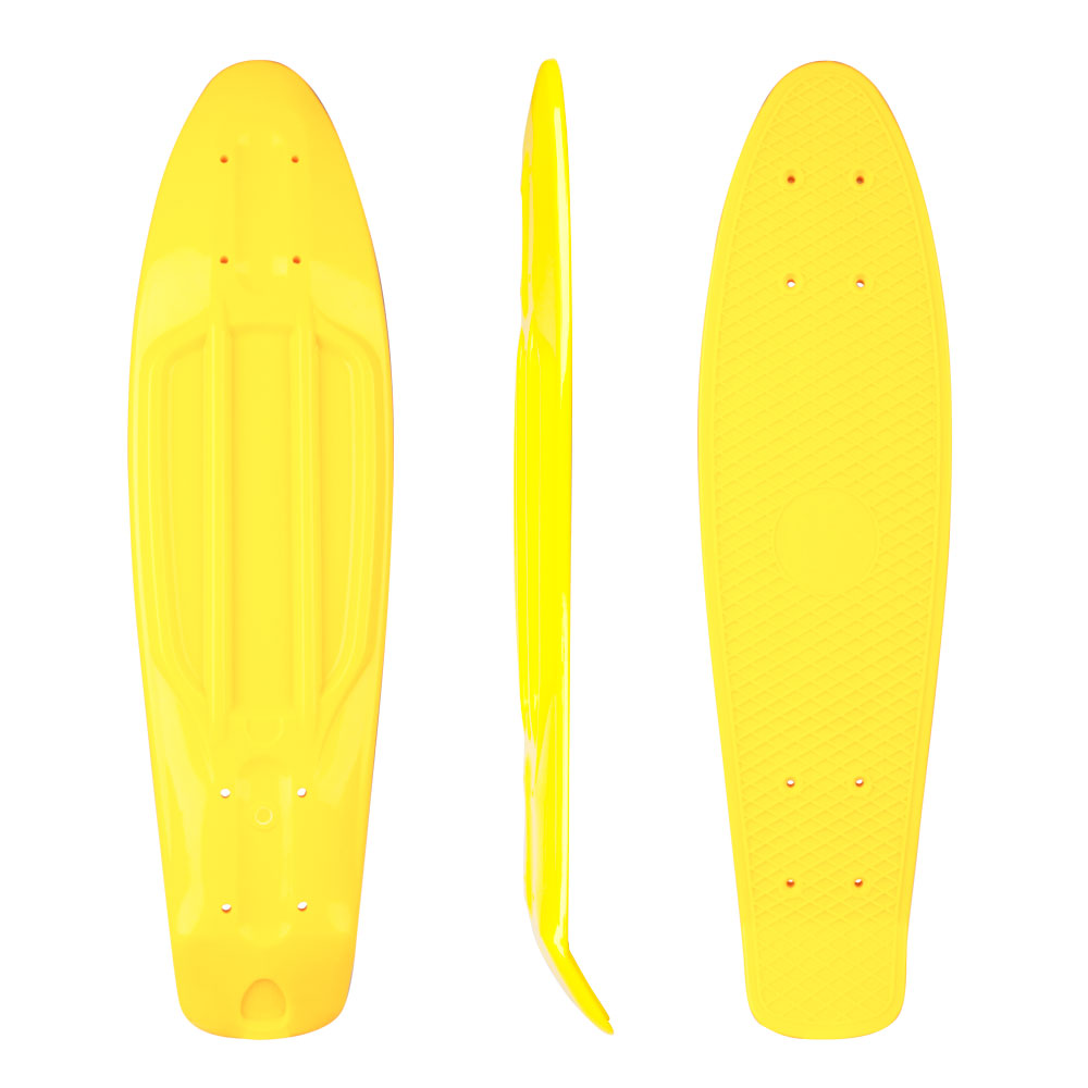 Deska pro penny board WORKER Aspy 22.5*6"  žlutá - žlutá