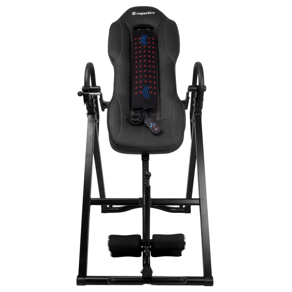 Vyhřívané autotrakční lehátko inSPORTline Inverso Heaty černá - Obrázek 5