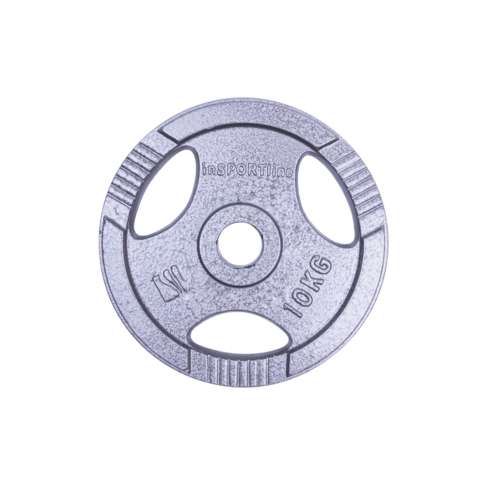 Litinový kotouč inSPORTline Hamerton 10 kg 30 mm