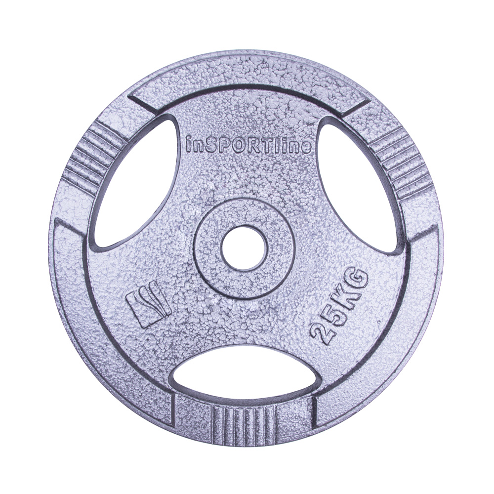 Litinový kotouč inSPORTline Hamerton 25 kg 30 mm