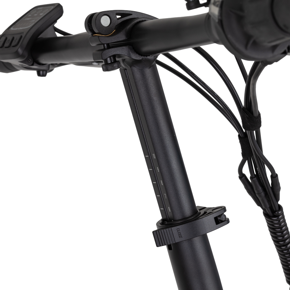 Skládací elektrokolo inSPORTline ISL Felior 468 Wh 20" - model 2026 15" (156-183 cm) Velour Red (obrázek 6)