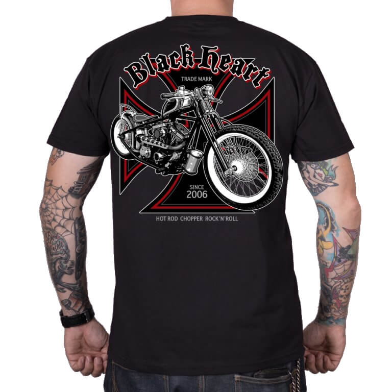 Triko BLACK HEART Grinder černá - XL