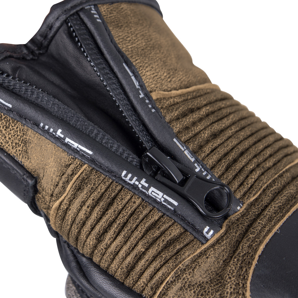 Pánské moto rukavice W-TEC Davili černo-hnědá L - Obrázek 5