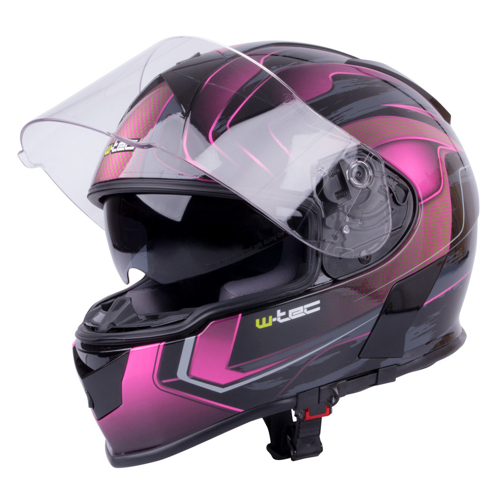 Moto přilba W-TEC V126  Fuchsia  XS (53-54) - Fuchsia