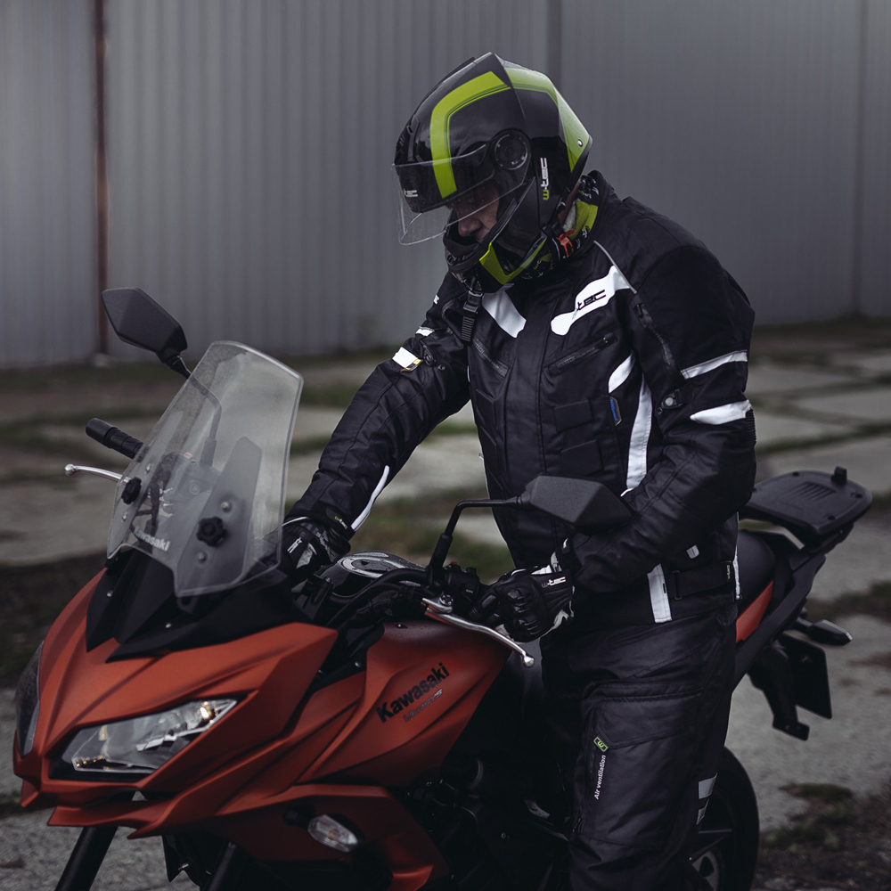 Pánské moto kalhoty W-TEC Kaluzza černá 4XL - Obrázek 7