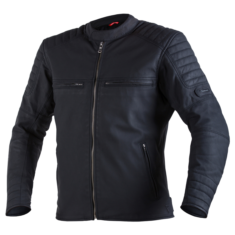 Kožená moto bunda Rebelhorn Hunter Pro CE  Black  4XL - Black