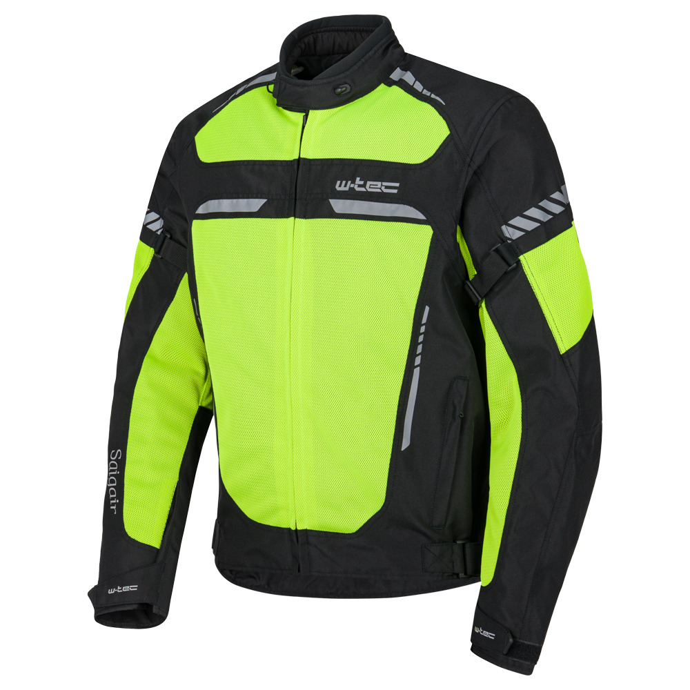 Pánská letní moto bunda W-TEC Saigair Fluo Yellow-Gray M (obrázek 9)