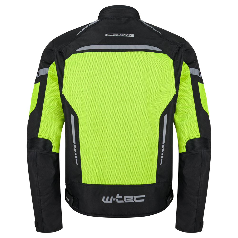 Pánská letní moto bunda W-TEC Saigair Fluo Yellow-Gray M (obrázek 11)