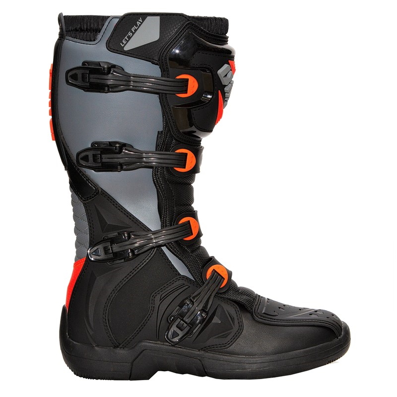 Motokrosové boty iMX X-Two černo-šedo-oranžová - 40