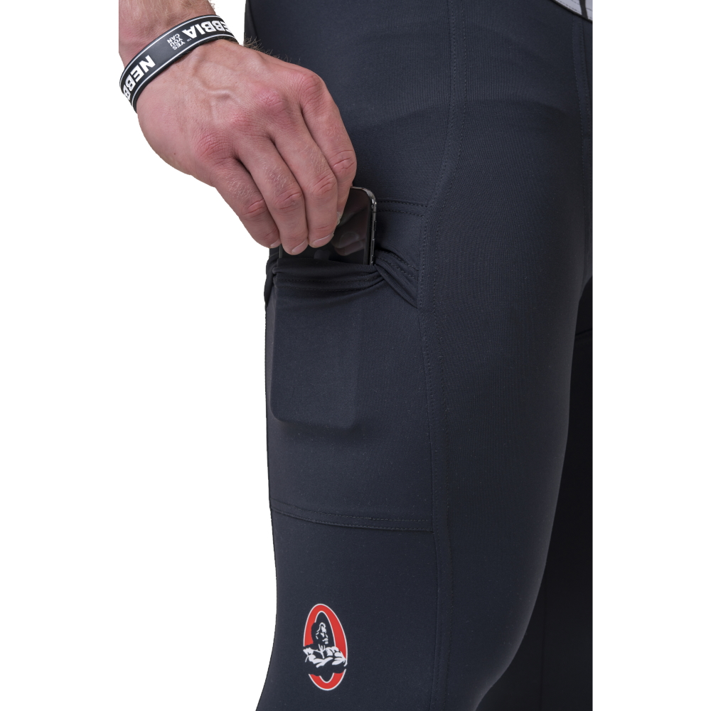 Pánské 3/4 legíny Nebbia Legend of Today 188 Black M - Obrázek 5