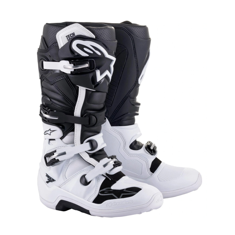 Moto boty Alpinestars Tech 7 černá/bílá černá/bílá - 38