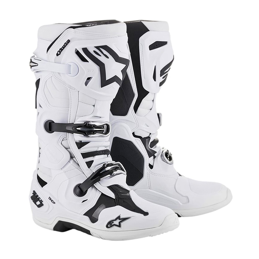 Moto boty Alpinestars Tech 10 bílá bílá - 47