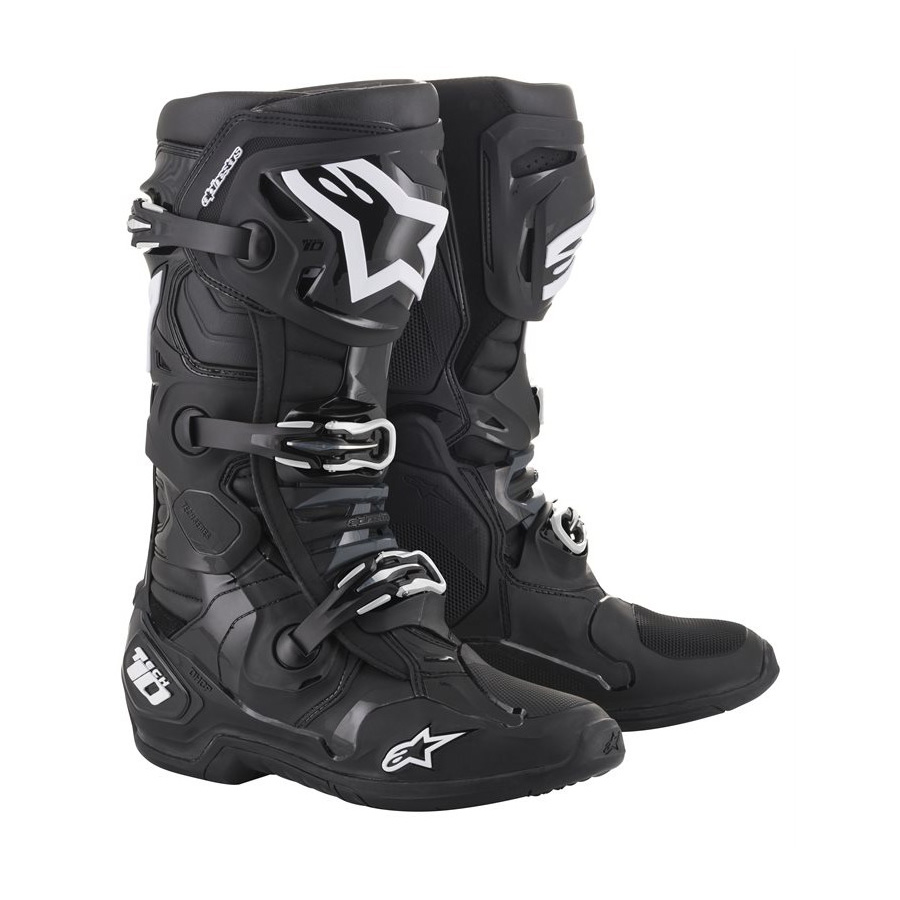 Moto boty Alpinestars Tech 10 černá černá - 40,5