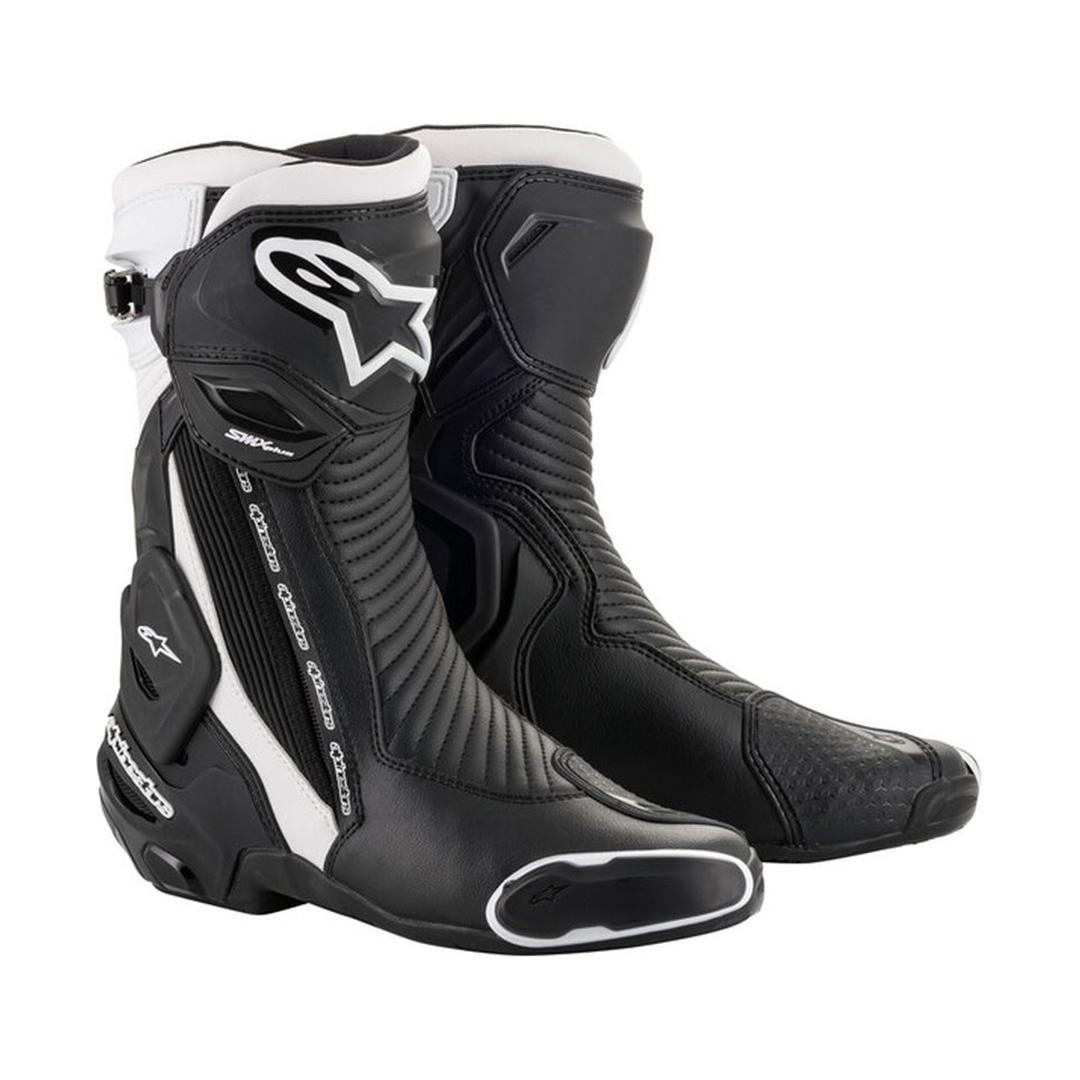 Dámské moto boty Alpinestars SMX Plus 2 černá/bílá černá/bílá - 42