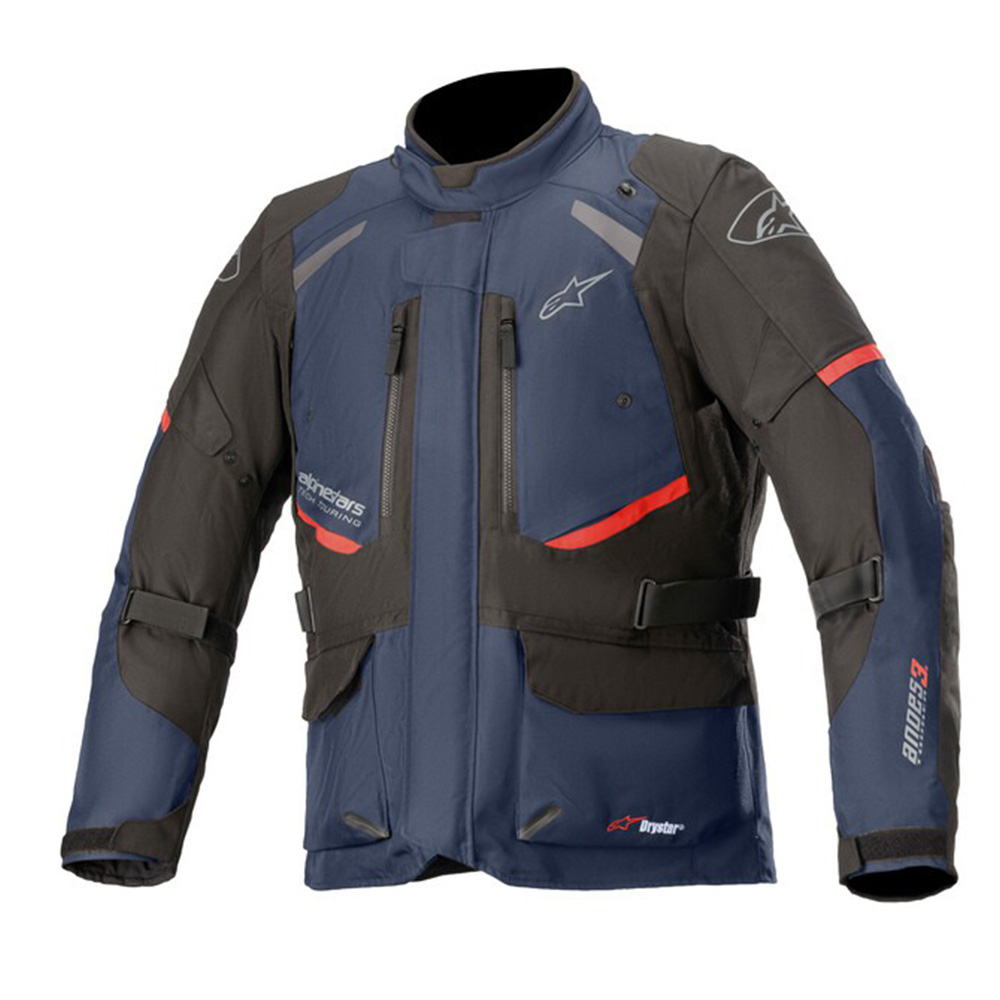 Moto bunda Alpinestars Andes Drystar tmavě modrá/černá/červená tmavě modrá/černá/červená - XXL