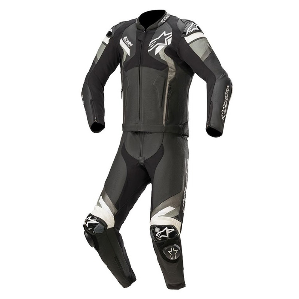 Dvoudílná moto kombinéza Alpinestars Atem 4 černá/šedá/bílá černá/šedá/bílá - 54