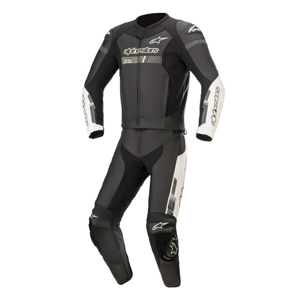 Dvoudílná moto kombinéza Alpinestars GP Force Chaser černá/bílá  černá/bílá  60