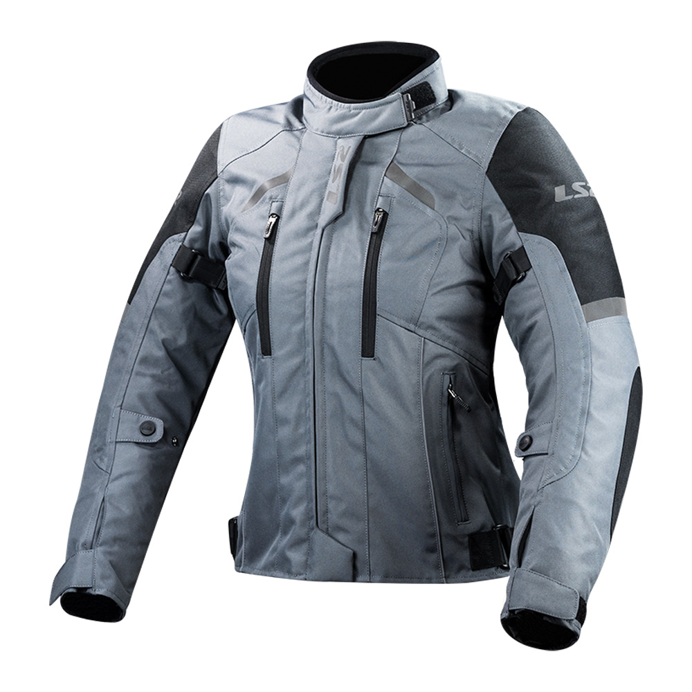 Dámská moto bunda LS2 Serra EVO Lady Grey šedá - 5XL