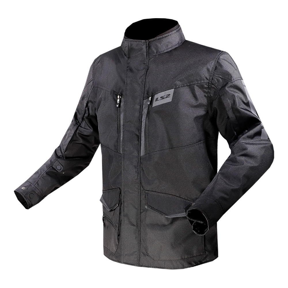 Pánská moto bunda LS2 Metropolis EVO Black černá - 3XL