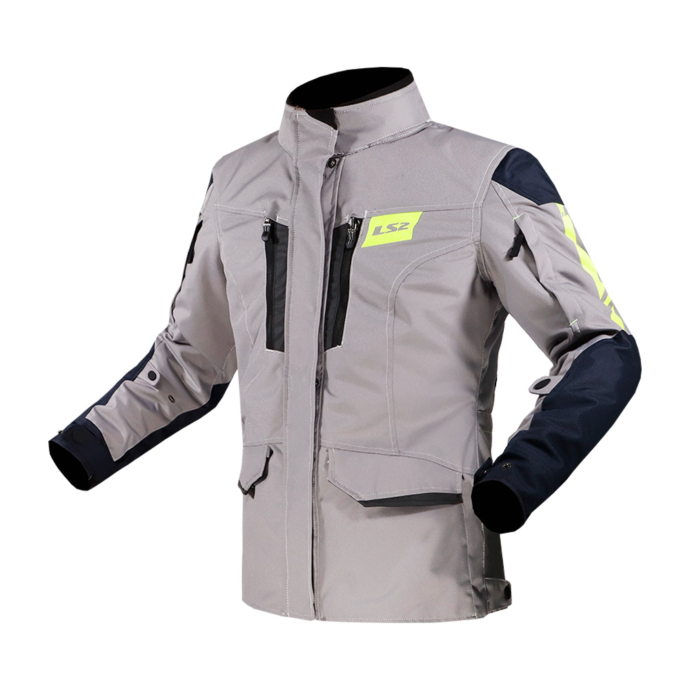 Dámská moto bunda LS2 Metropolis EVO Lady Titanium Yellow  titan žlutá  M