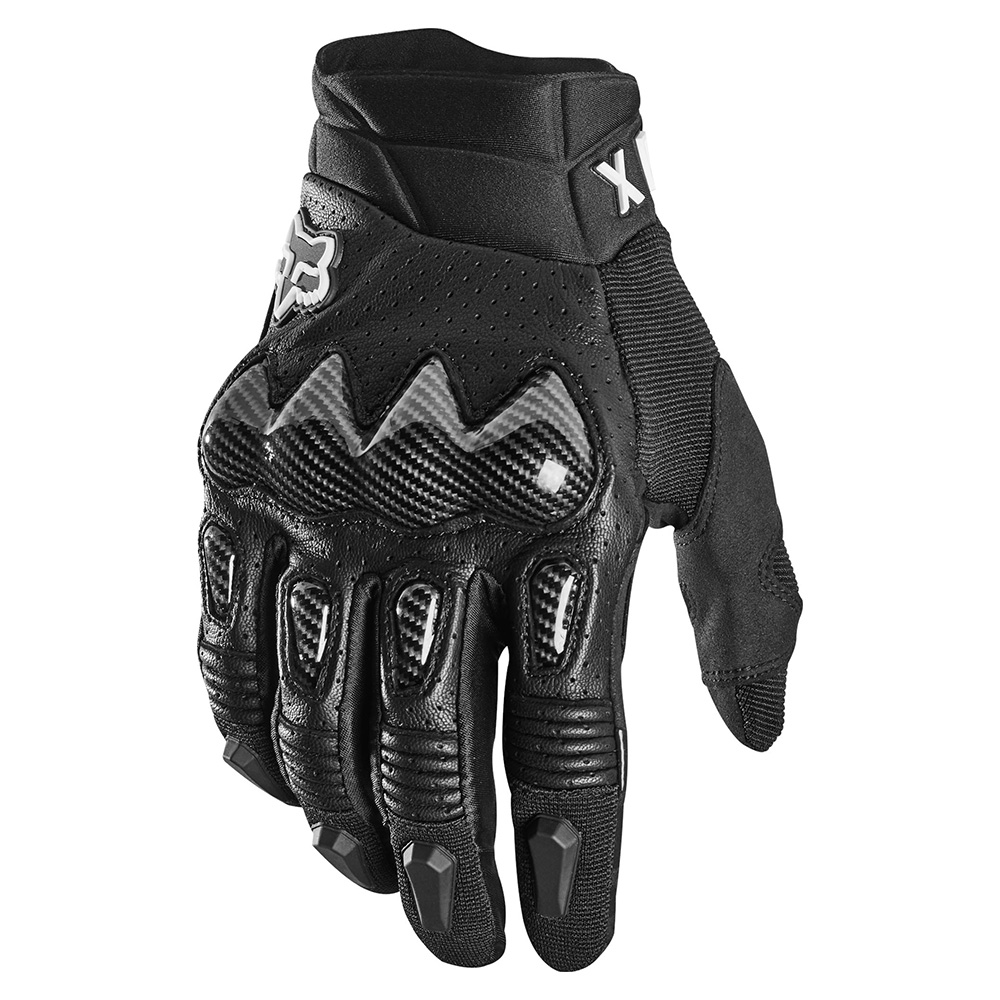 Motokrosové rukavice FOX Bomber Ce Black MX22 černá - XXL