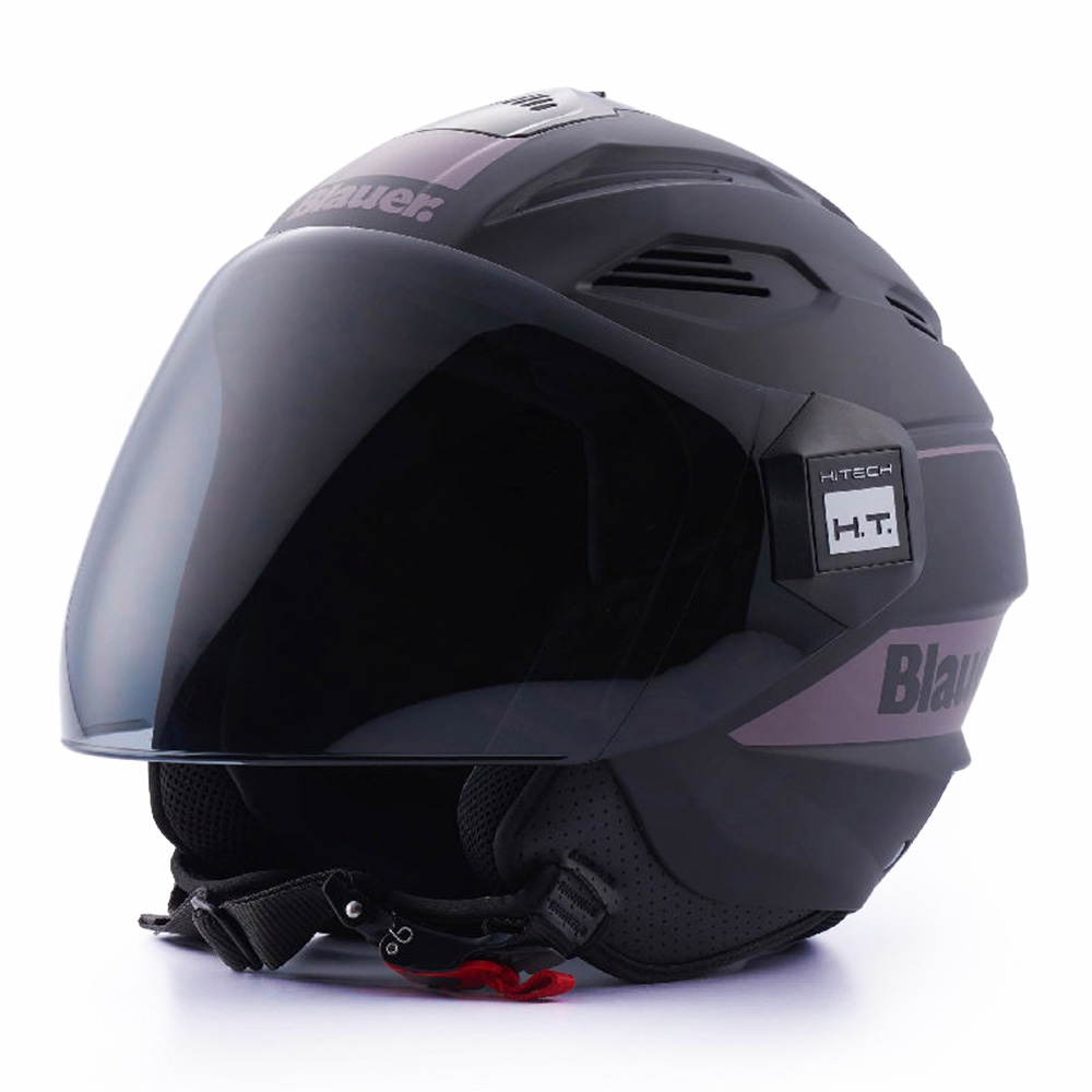 Moto přilba Blauer Brat Black/Grey černá/šedá - S (55-56)