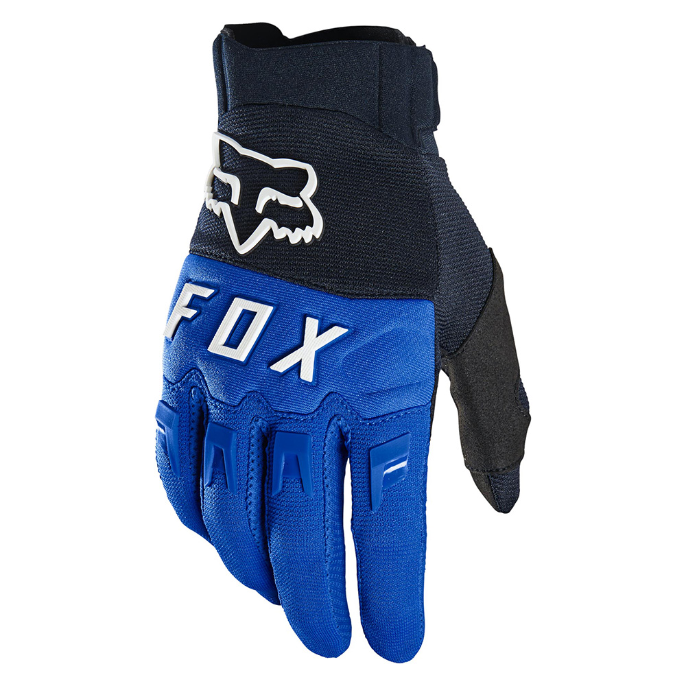 Motokrosové a cyklo rukavice FOX Dirtpaw Blue MX22  modrá  XXL