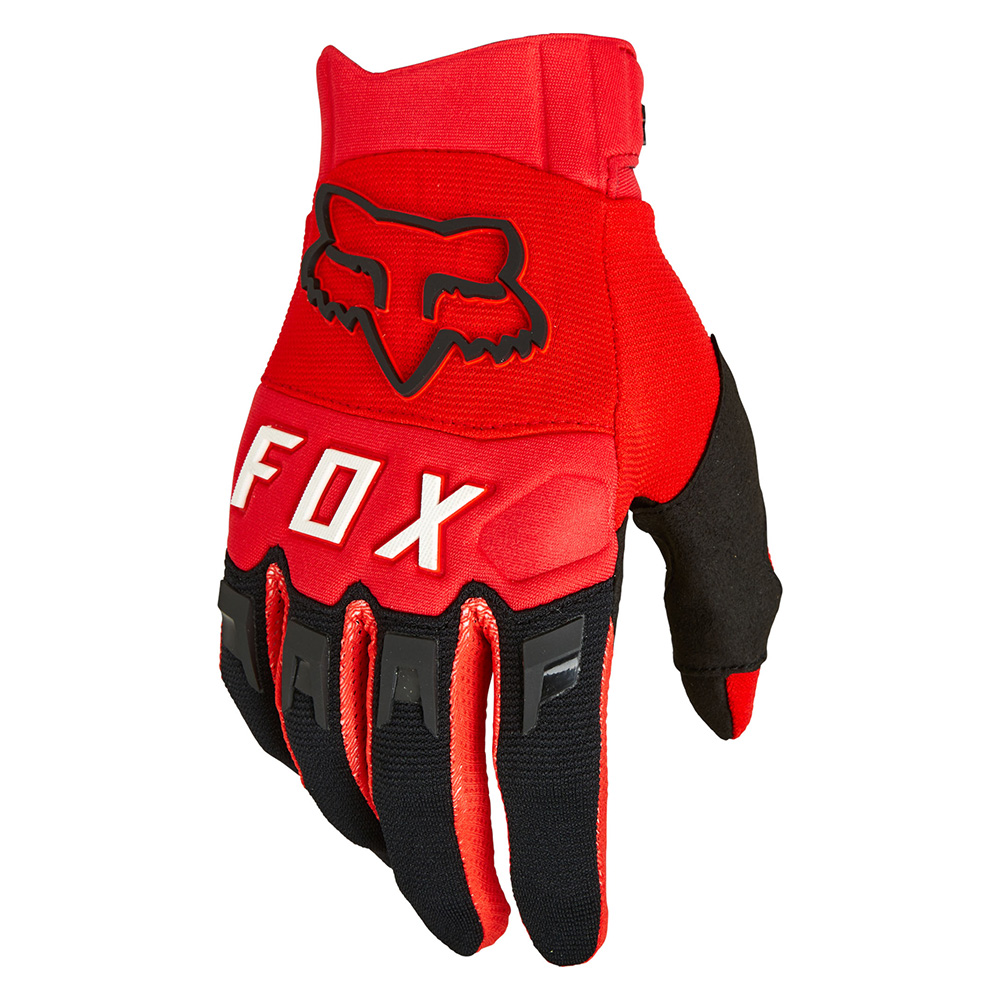 Motokrosové a cyklo rukavice FOX Dirtpaw Fluo Red MX22  fluo červená  XXL - fluo červená