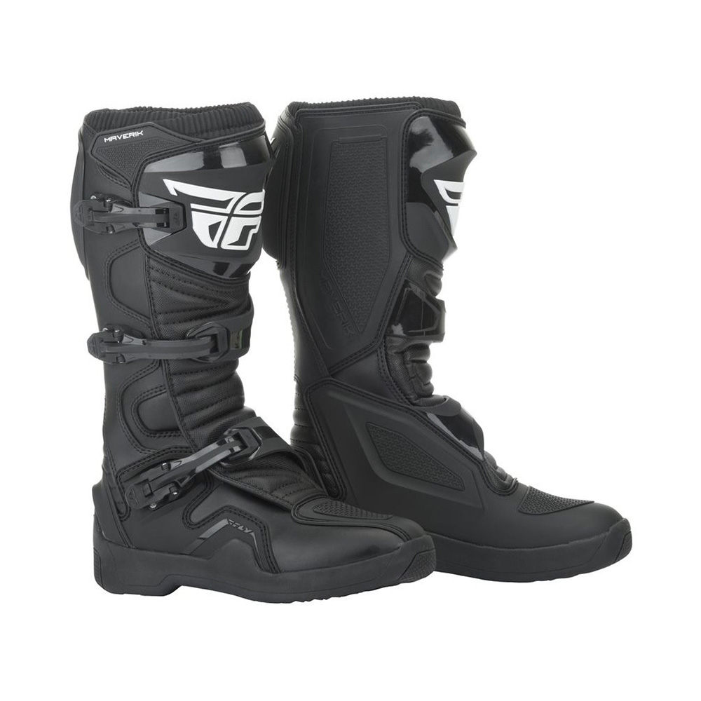 Motokrosové boty Fly Racing New Maverik Black černá - 40.5