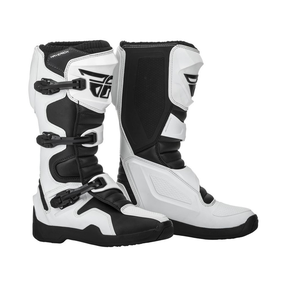 Motokrosové boty Fly Racing New Maverik Black White  černá/bílá  49