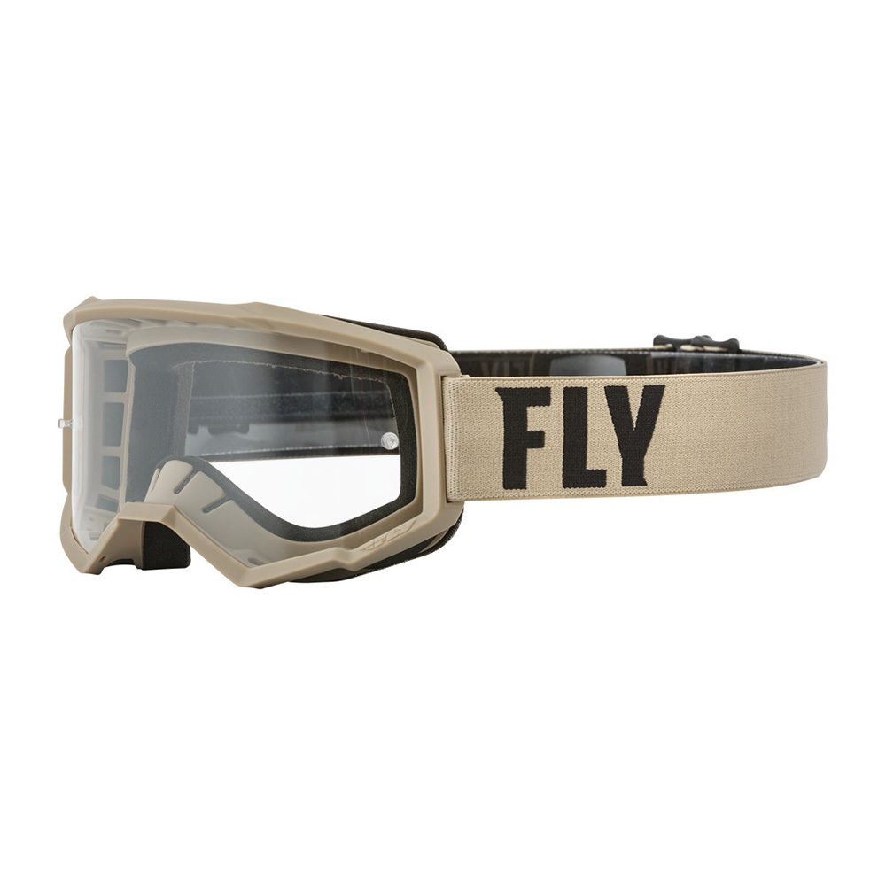 Motokrosové brýle Fly Racing Focus USA Green Brown