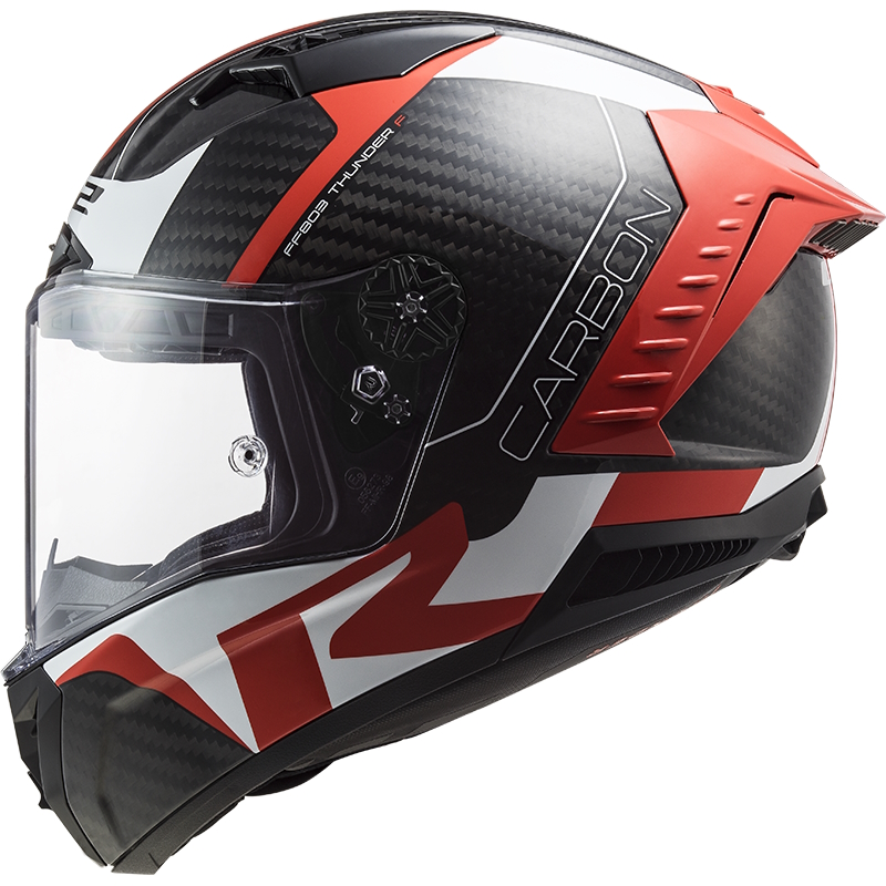 Moto přilba LS2 FF805 Thunder C Racing1 Gloss Red White XL (61-62)