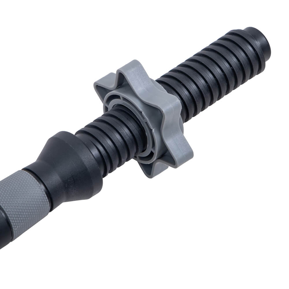 Hřídel na jednoruční činku inSPORTline Plafor 41cm/30mm plastová, se závitem a objímkami - Obrázek 3