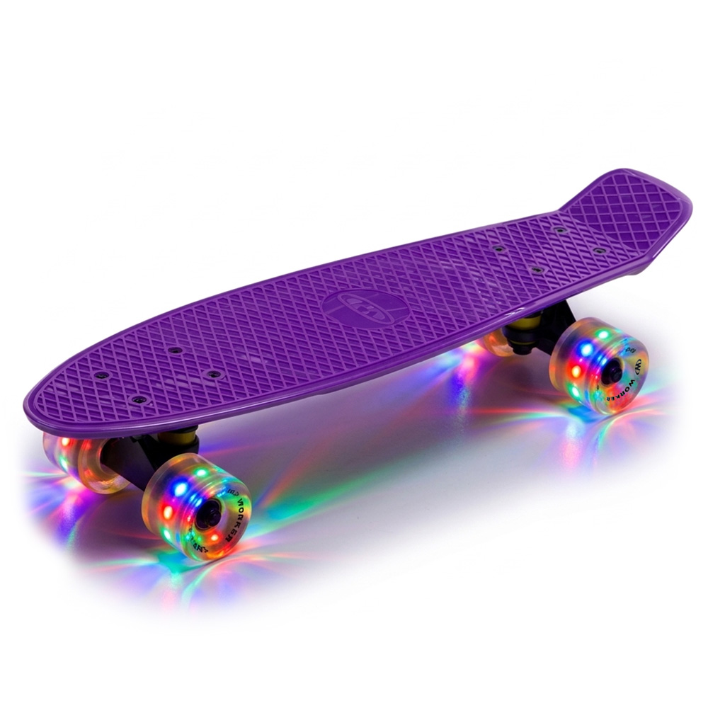 Penny board WORKER Aspy C2 22″ se svítícími kolečky