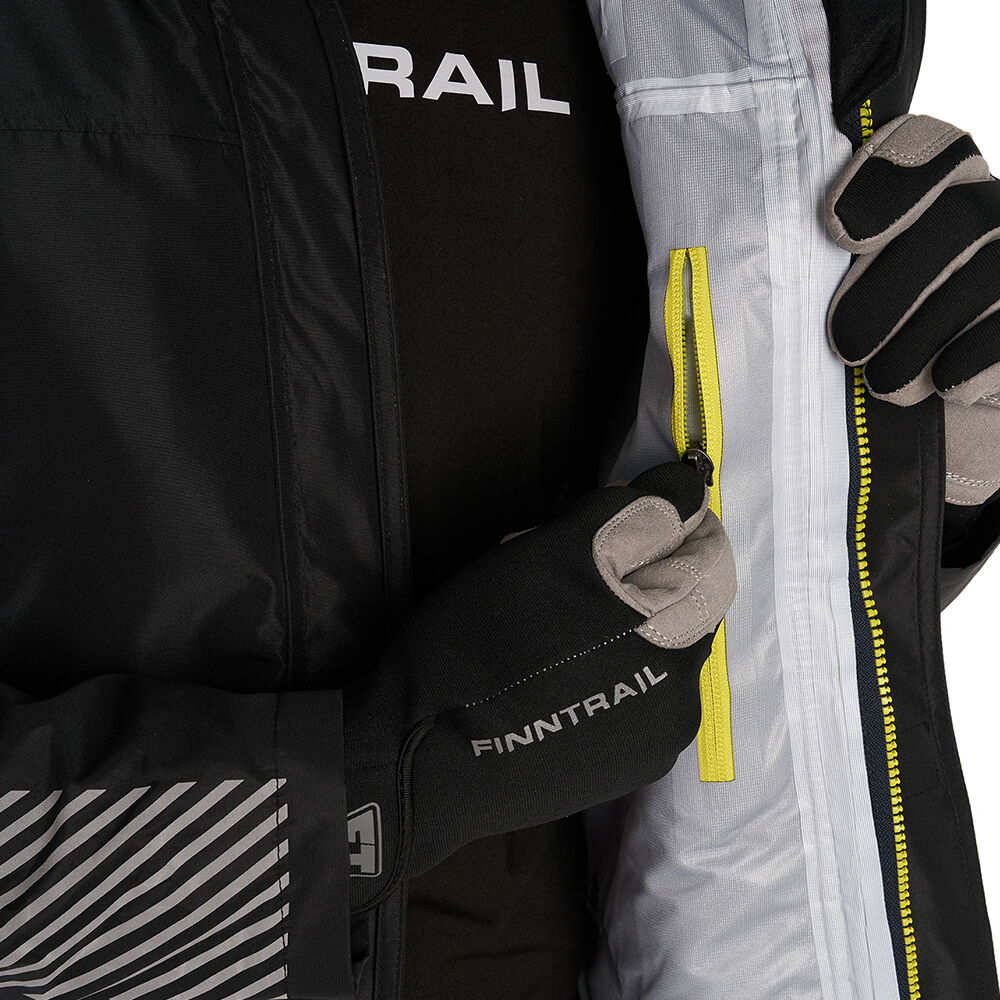 Voděodolná moto bunda Finntrail Mudway 2010 Graphite grafit XXL - Obrázek 6