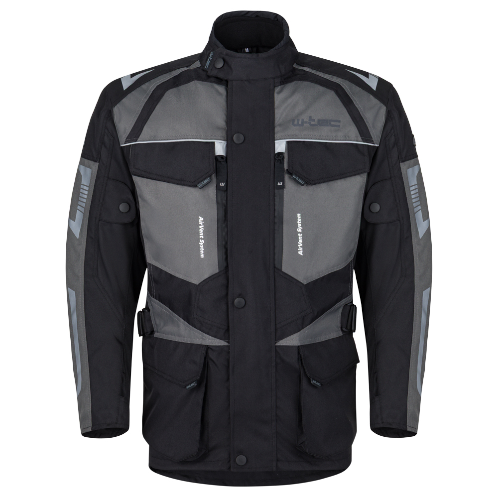 Pánská moto bunda W-TEC Burdys Evo černo-šedá S (obrázek 9)
